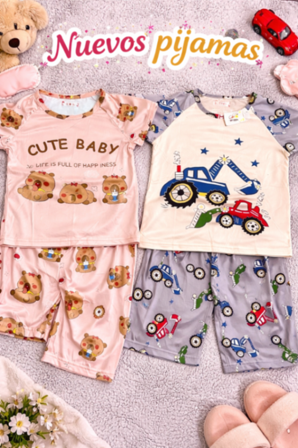 Pijama algodón 3 piezas 